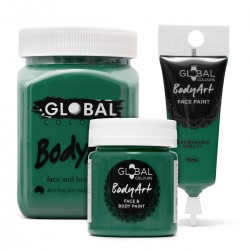 Dark Green Face & BodyArt Liquid Paint Global Colours