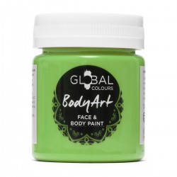 Lime Green Face & BodyArt Liquid Paint Global Colours 45ml