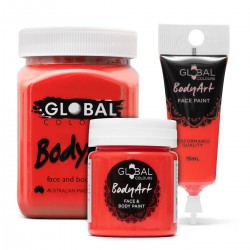Brilliant Red Face & BodyArt Liquid Paint Global Colours