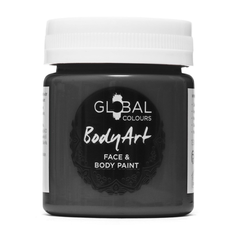 Black Face & BodyArt Liquid Paint Global Colours 45ml