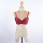 Red Bra with Bead and Red Stones