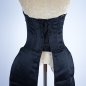 Black Satin Corset Tails