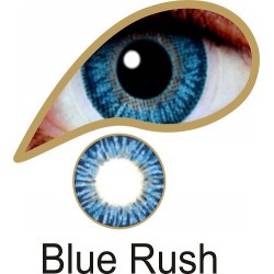 Mesmereyez Blue Rush Contact Lenses