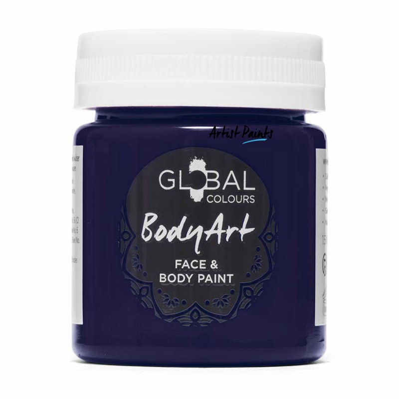 Purple Face & BodyArt Liquid Paint Global Colours 45ml