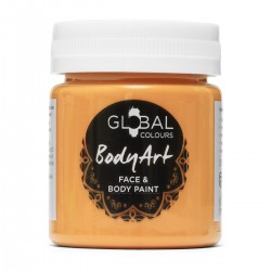 Orange Face & BodyArt Liquid Paint Global Colours  45ml