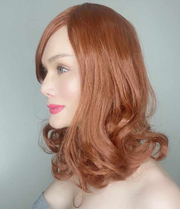 Serena Auburn Long Synthetic Wig