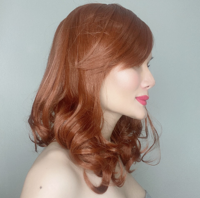 Serena Auburn Long Synthetic Wig