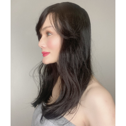 Victoria Black Long Synthetic Wig