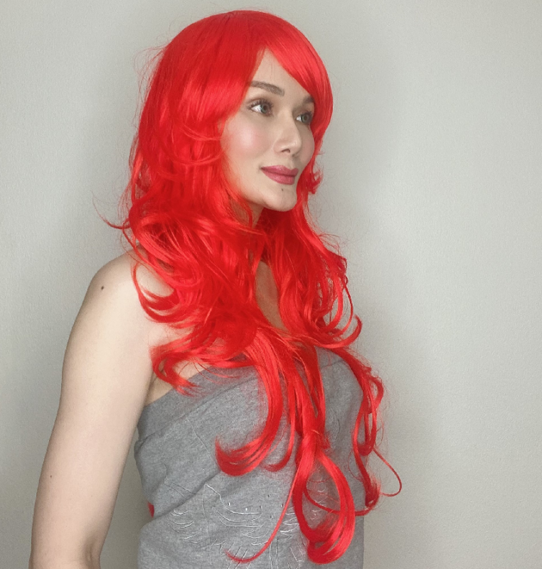 Katy Red Long Synthetic Wig