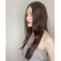Melanie Dark Brown Long Synthetic Wig