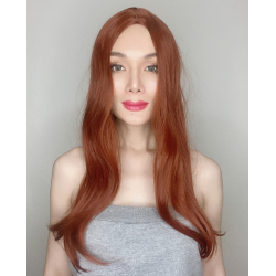 Melanie Auburn Long Synthetic Wig