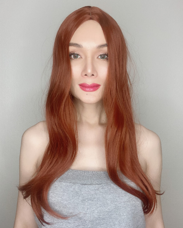 Melanie Auburn Long Synthetic Wig