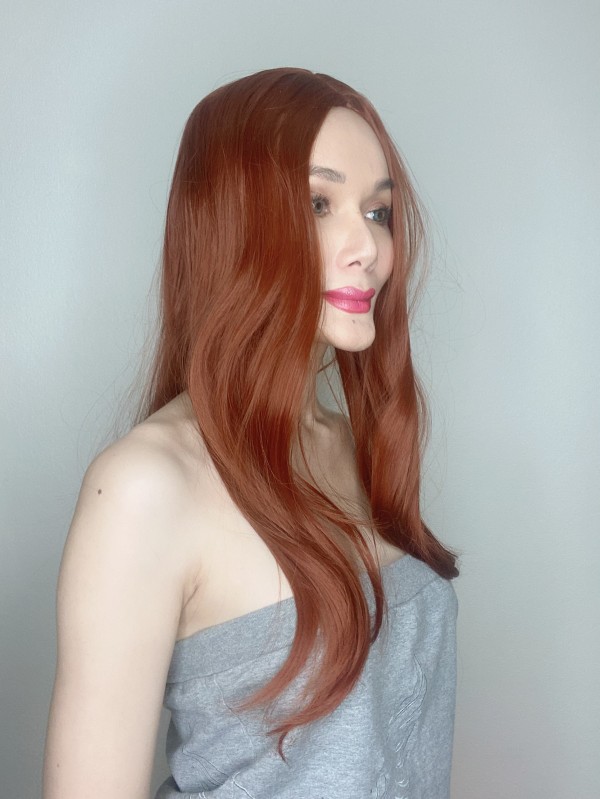 Melanie Auburn Long Synthetic Wig