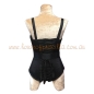 Black Vogue Padded Corset with Cone Bra Black Vogue Padded Corset with Cone Bra
