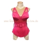 Hot Pink Vogue Padded Corset with Cone Bra Hot Pink Vogue Padded Corset with Cone Bra