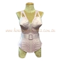 Light Pink Vogue Padded Corset with Cone Bra