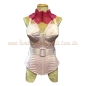Light Pink Vogue Padded Corset with Cone Bra