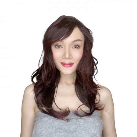 Jessica Dark Brown Long Synthetic Wig