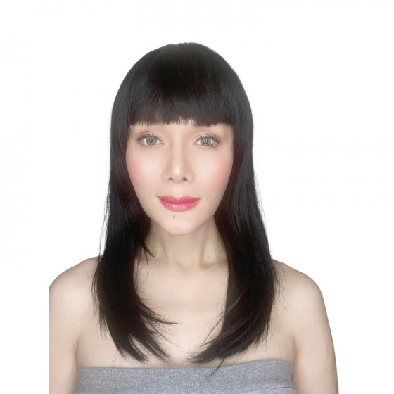 Madelyn Black Long Synthetic Wig