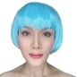 Lulu Aqua Blue Short Synthetic Bob Wig Lulu Aqua Blue Short Synthetic Bob Wig