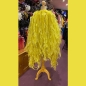 Yellow Seaweed Crystal Organza Jacket with Sequin Trim