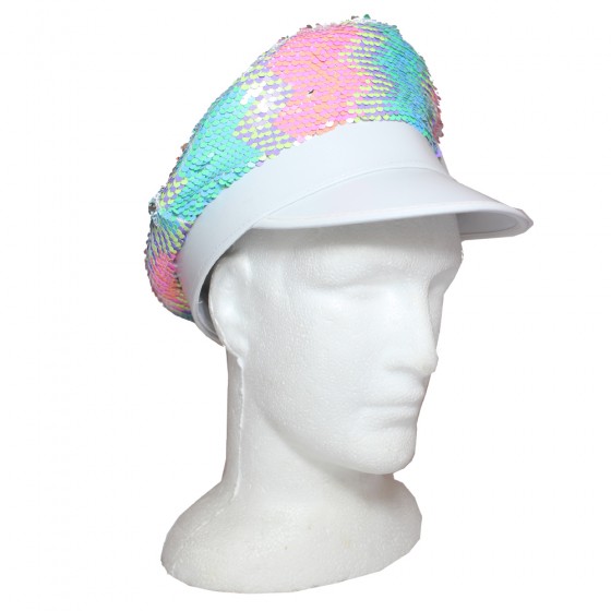 Pastel Sequin Hat