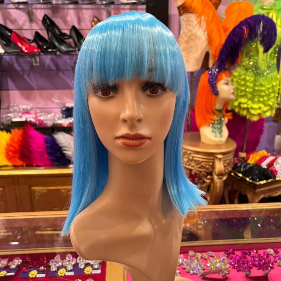Coco Aqua Blue Short Synthetic Wig