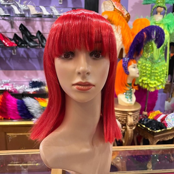 Coco Red Short Synthetic Wig