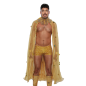 Gold Crystal Organza Cape with Penny Sequin Gold Crystal Organza Cape with Penny Sequin
