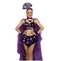 Dark Purple Coin Sequin Two Piece Set