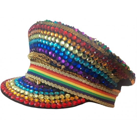 Pride Rainbow Festival Hat