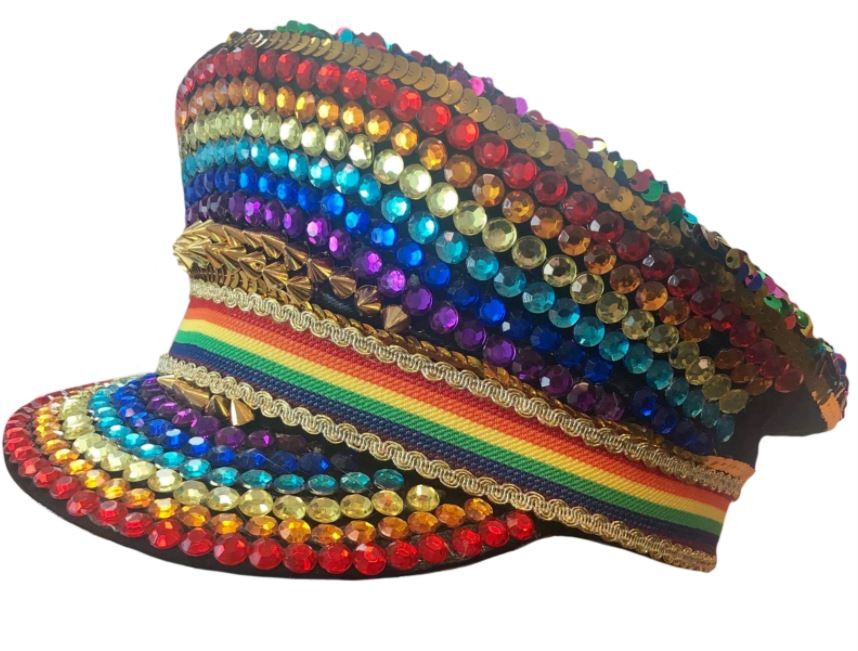 Pride Rainbow Festival Hat