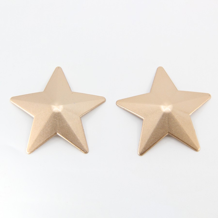Gold Star Shaped Metal Pasties