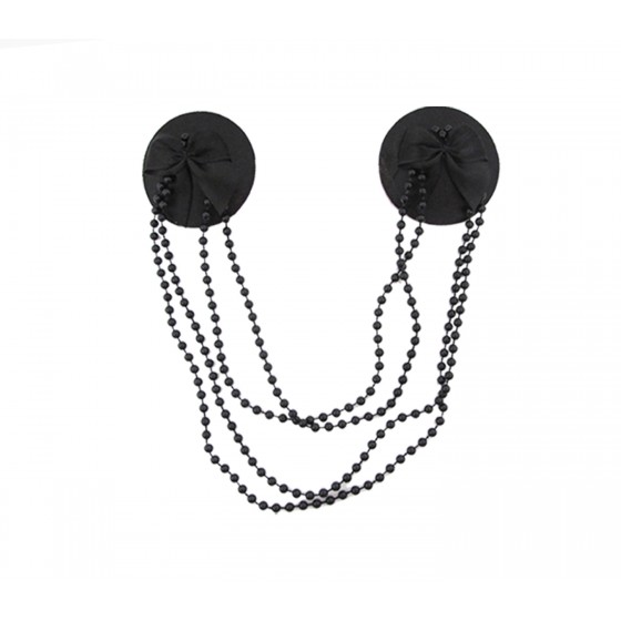 Leather Choker Chain Reusable Silicone Nipple Cover Pasties – The