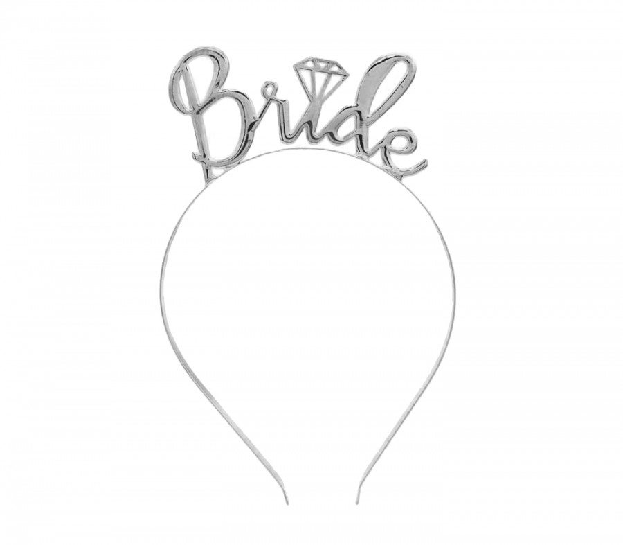 Silver Metal Bride Headband