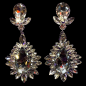Clear Crystal Diamante Vybe Earrings