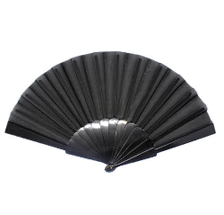Black Plastic Handle Fan