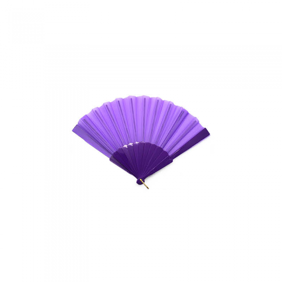 Purple Small Plastic Fan