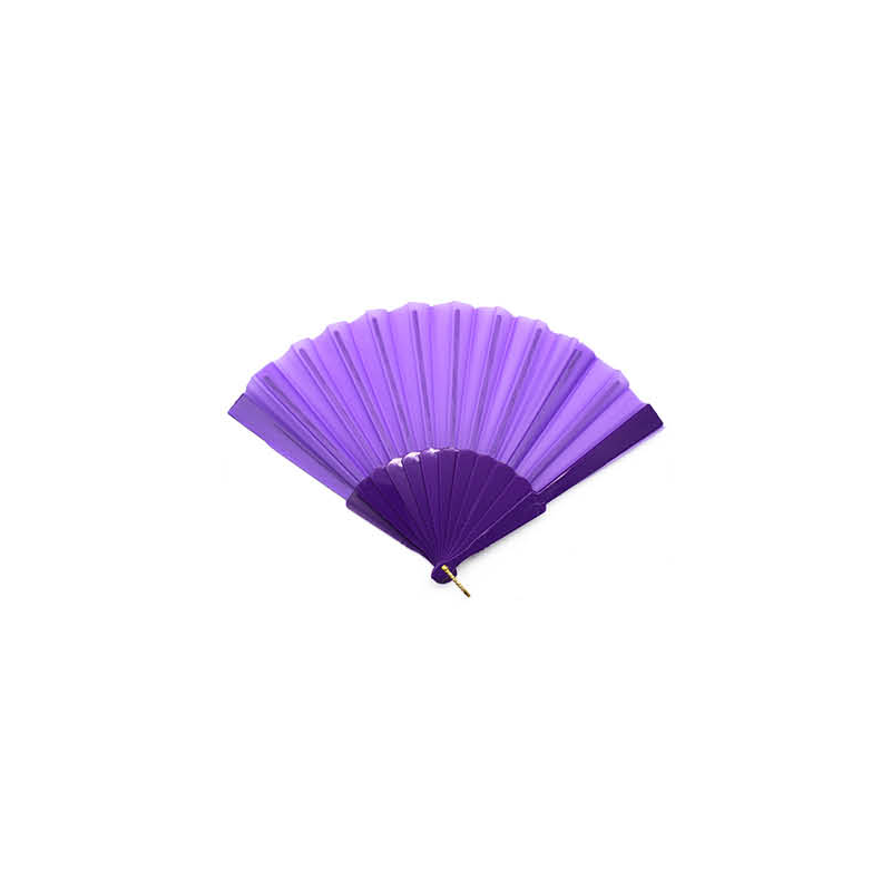 Purple Small Plastic Fan