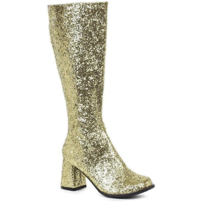 Gold Glitter Gogo Boot 3
