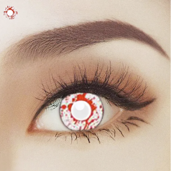 Crazy Lens Blood Splatter One Year Contact Lens