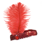 Red 1920's Flapper Headband Red 1920's Flapper Headband