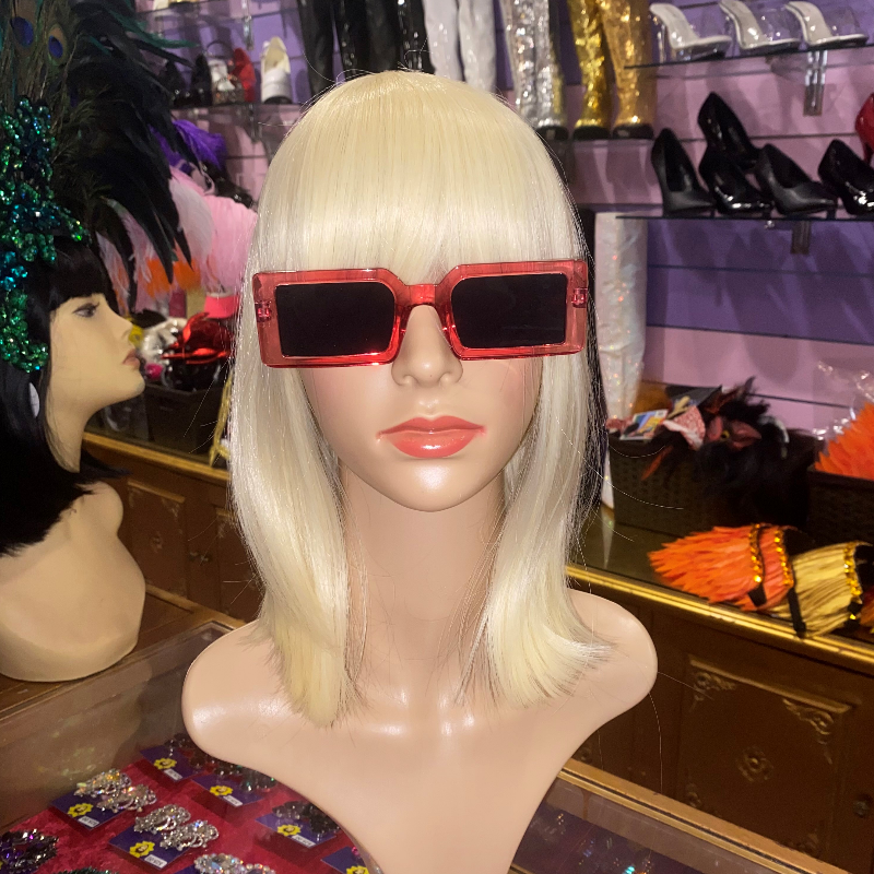 Squared Sunglasses Hot Pink