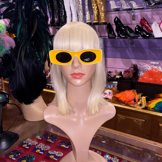 Mod Deluxe Sunglasses Gold & White