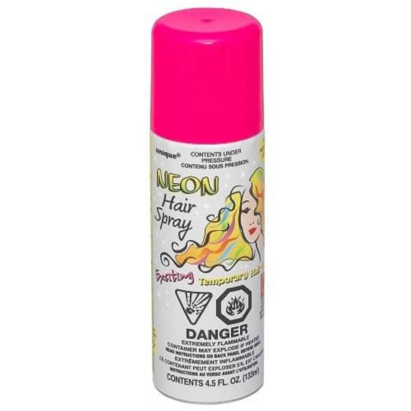 Neon Pink Temporary Hair Spray