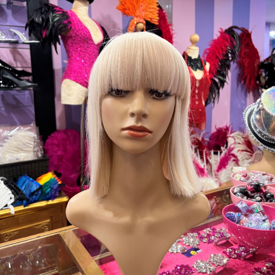 Cleopatra Blonde Short Synthetic Wig