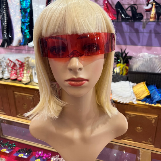 Transparent Red Shade Sunglasses