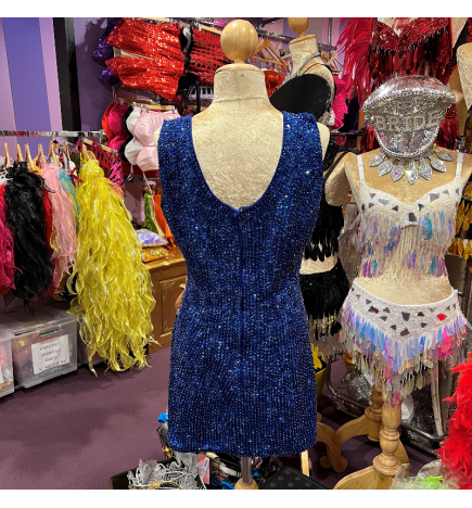 Sequin Union Jack Singlet Dress