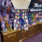 Rainbow Gaga Under Bust PVC Cage Corset