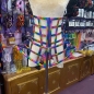 Rainbow Gaga Under Bust PVC Cage Corset